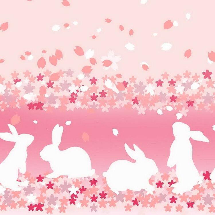Bunny & Cherry Blossom Lolita Skirt
