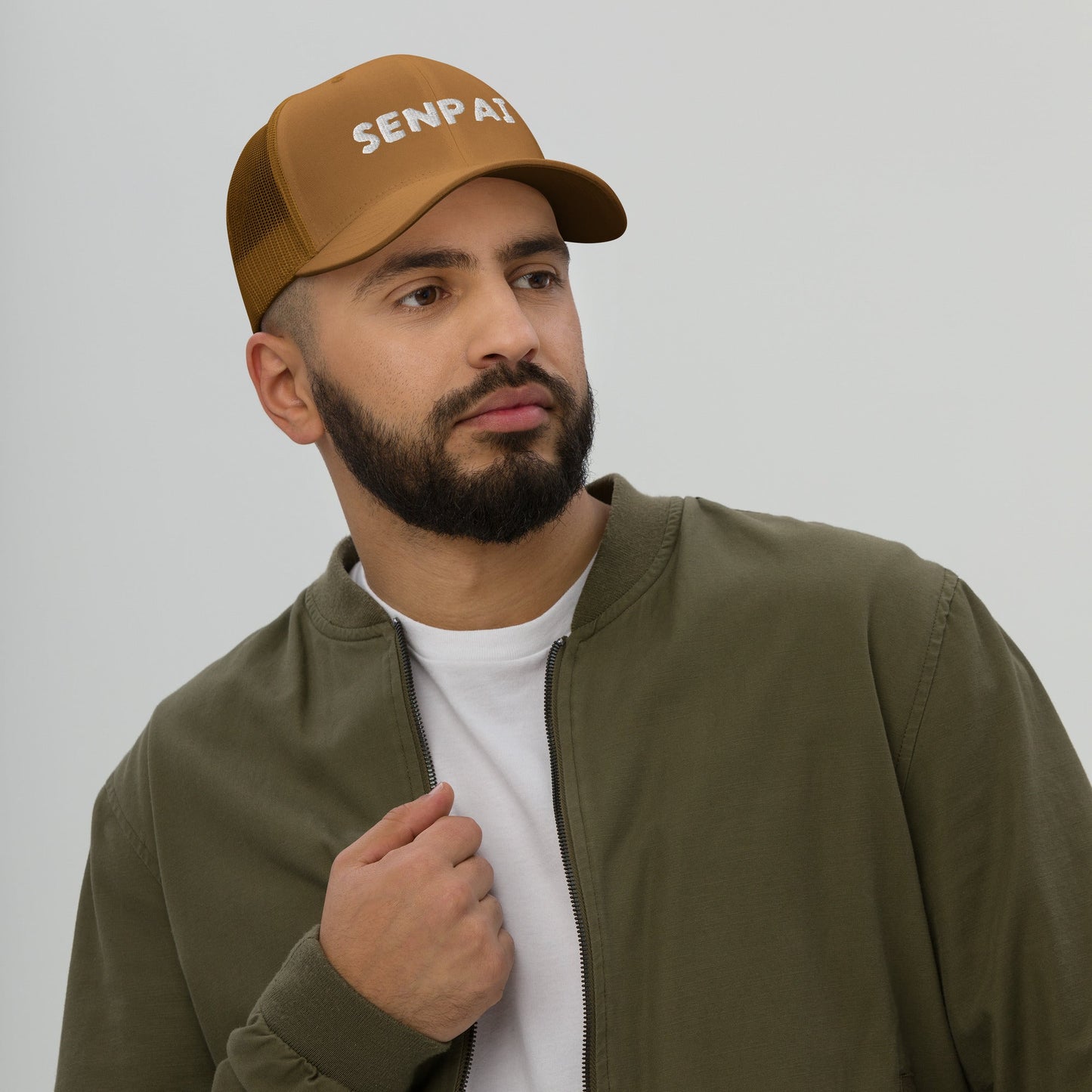 Senpai Embroidered Unisex Anime Trucker Hat