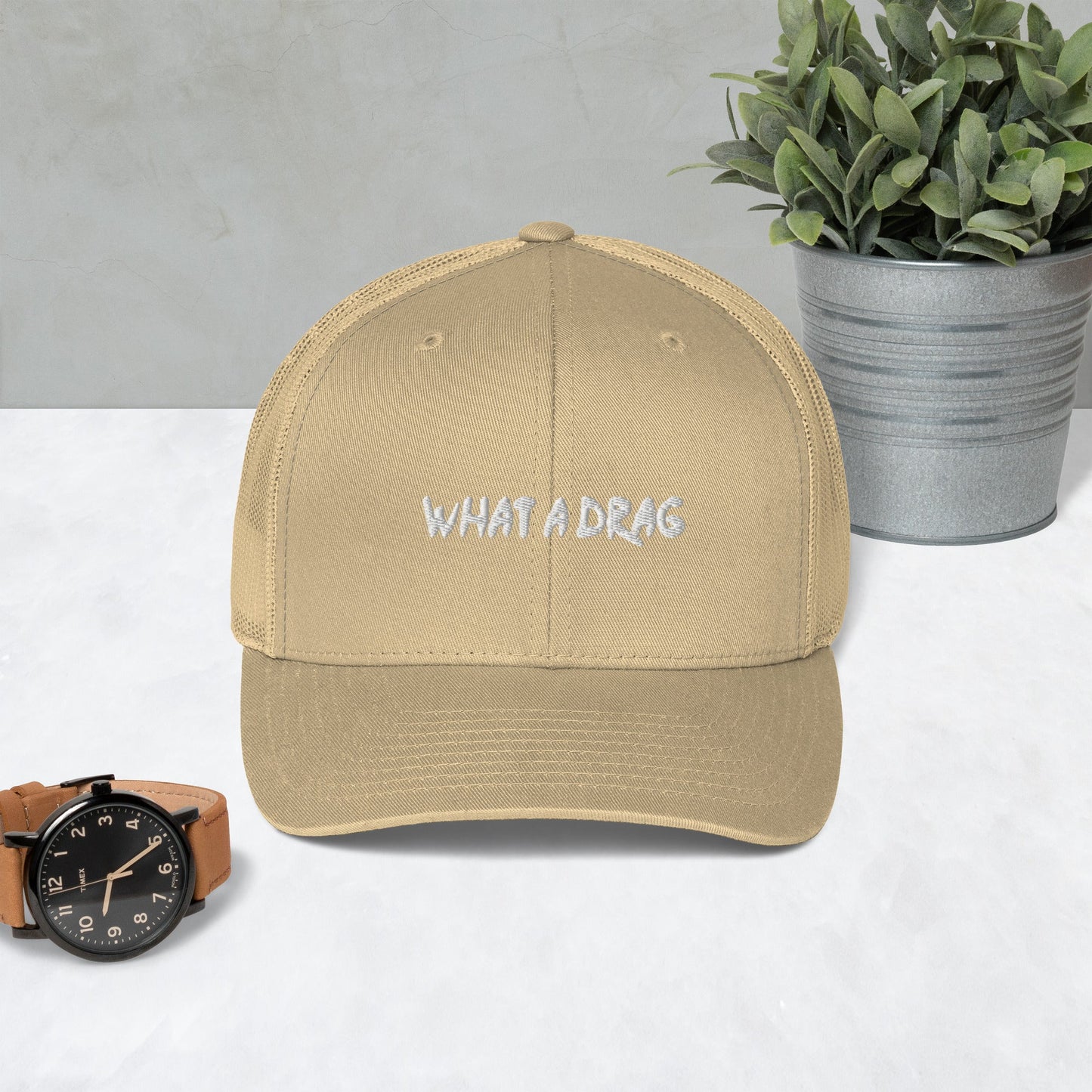 Shikamaru Anime Embroidered Trucker Hat