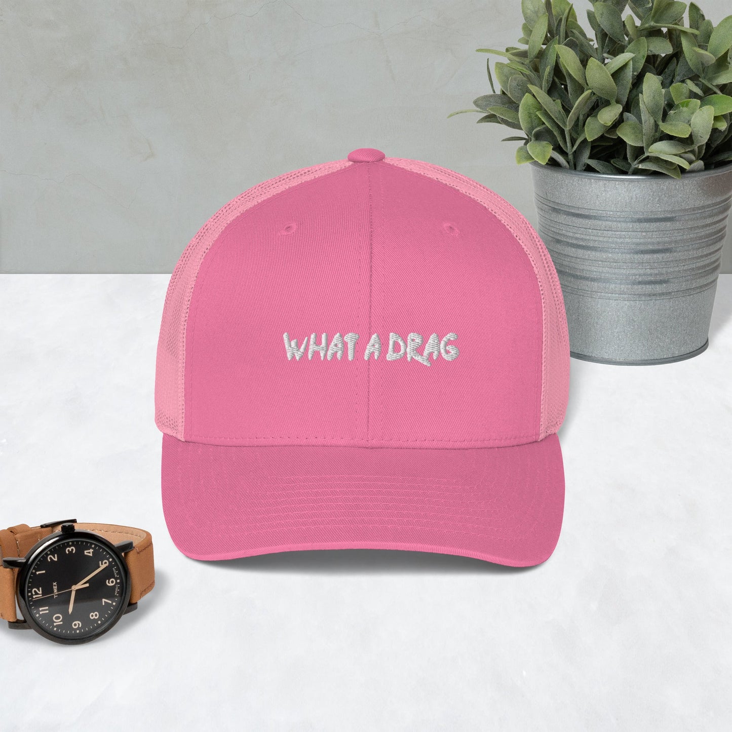 Shikamaru Anime Embroidered Trucker Hat