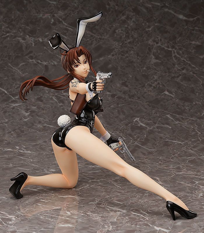 Black Lagoon Revy 1/4 Pvc Fig Bare Leg Bunny Ver Figure