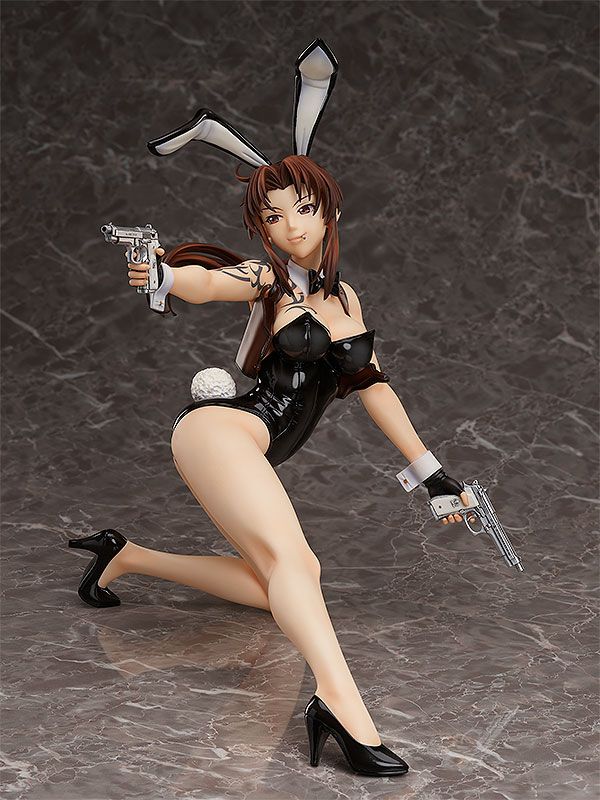 Black Lagoon Revy 1/4 Pvc Fig Bare Leg Bunny Ver Figure
