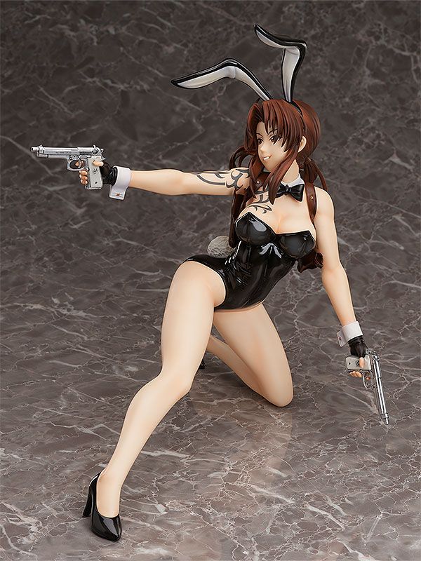 Black Lagoon Revy 1/4 Pvc Fig Bare Leg Bunny Ver Figure