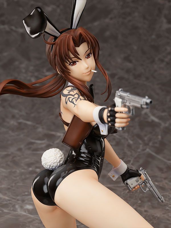 Black Lagoon Revy 1/4 Pvc Fig Bare Leg Bunny Ver Figure