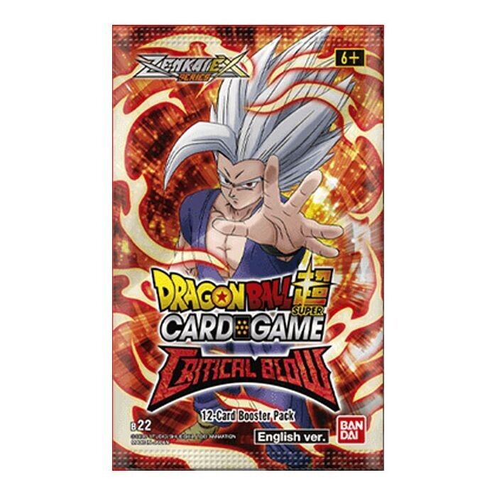 Dragon Ball Super Masters TCG Set 05 Critical Blow Booster Pack Super Anime Store Dragon Ball Super Masters TCG Set 05 Critical Blow Booster Pack Super Anime Store