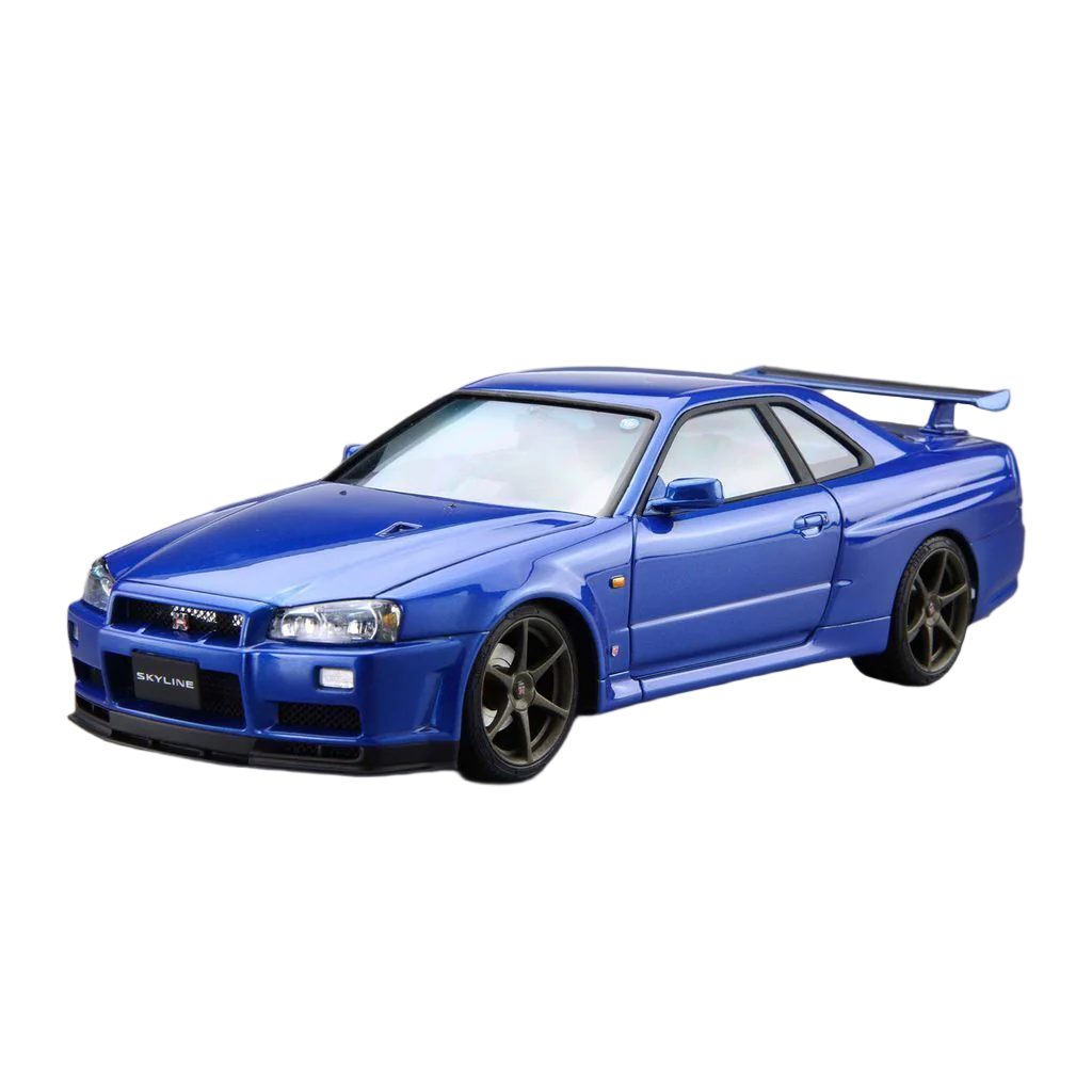 Aoshima 1/24 Nissan BNR34 Skyline GT-R V-Spec II Model Kit | R34