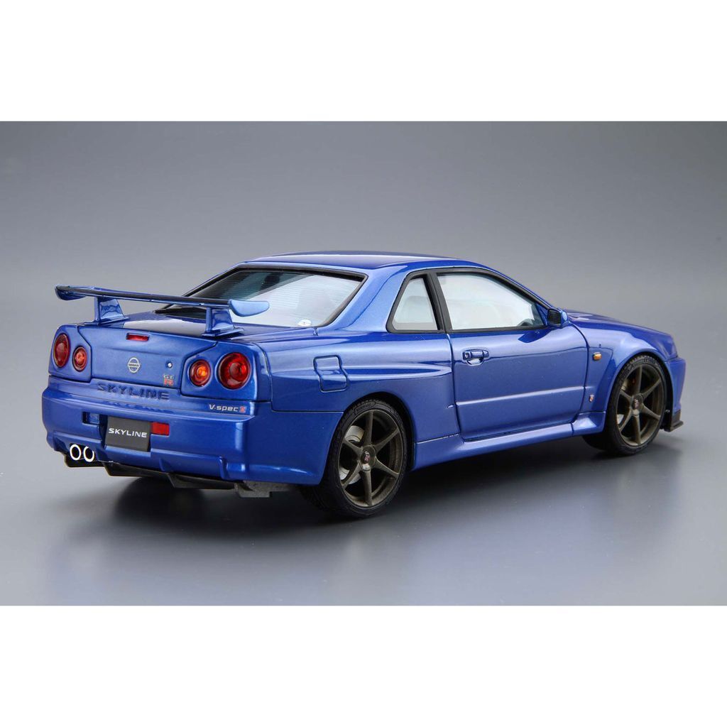 Aoshima: 1/24 NISSAN BNR34 SKYLINE GT-R V-spec? '02 Scale Model Kit