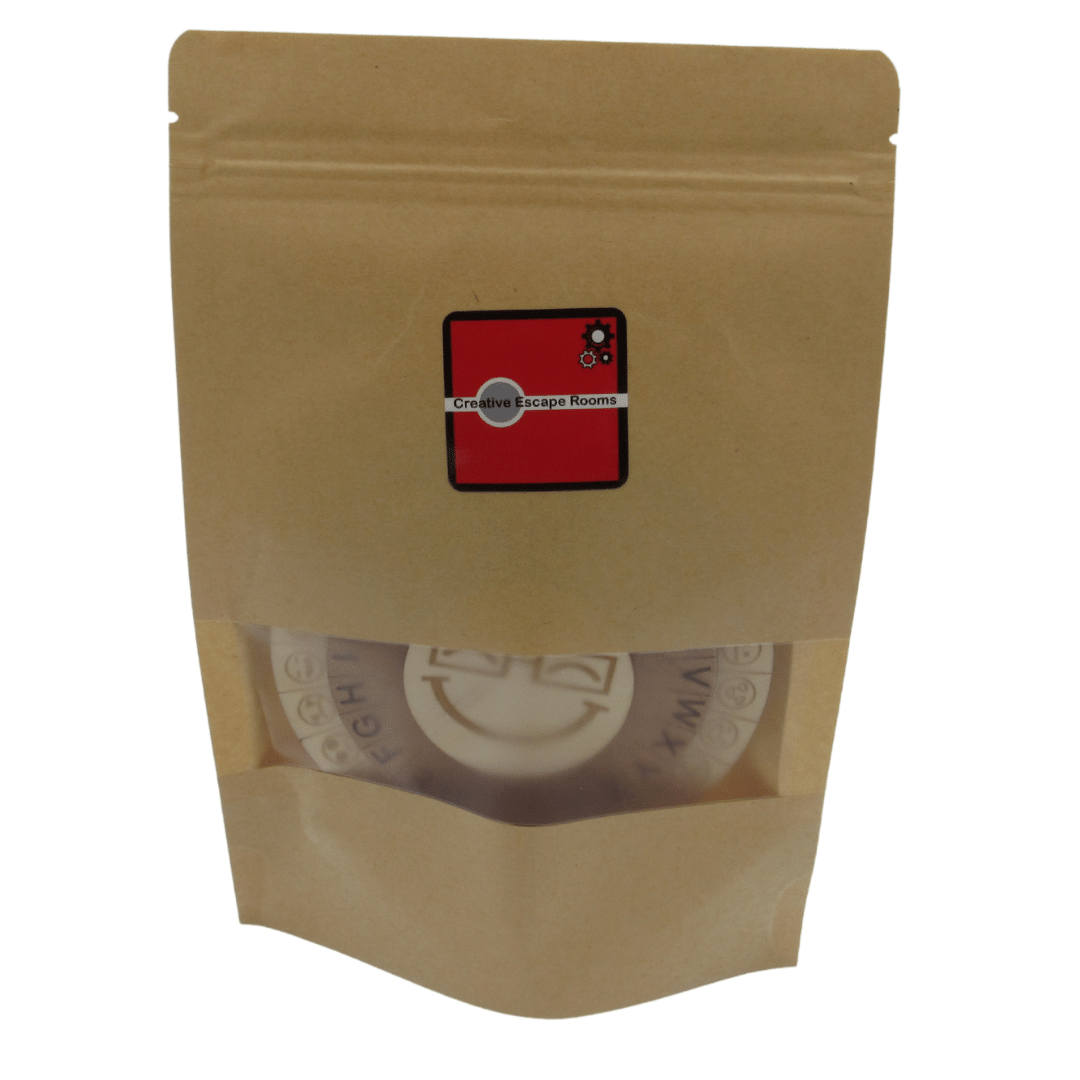 Smiley Face Cipher Wheel - Escape Room Prop and Decoder Disk