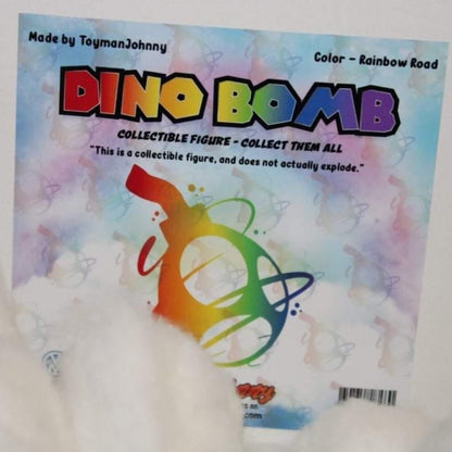 DINO BOMB by ToymanJohnny: "2022 Rainbow Road" [Edition Size: LE22] Spastic Collectibles Exclusive