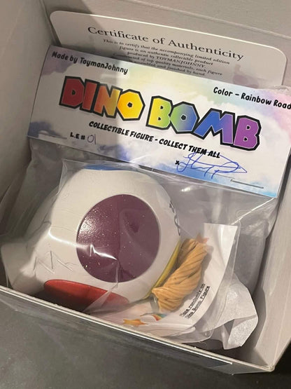 DINO BOMB by ToymanJohnny: "2022 Rainbow Road" [Edition Size: LE22] Spastic Collectibles Exclusive