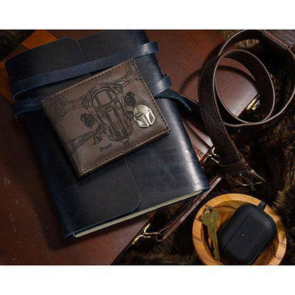 Star Wars: Mandalorian Etched PU Bifold Wallet - Entertainment Earth Exclusive
