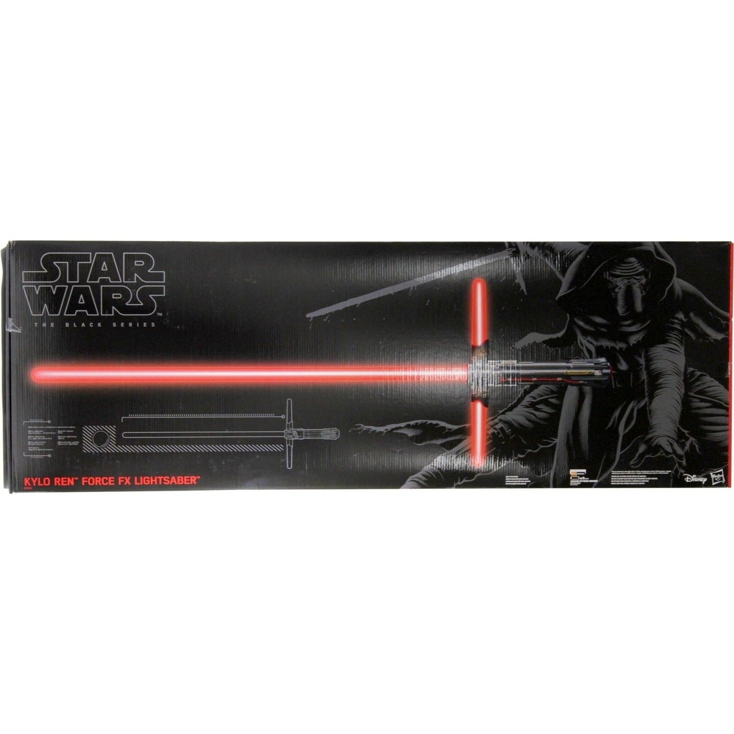 Star Wars- The Black Series- Kylo Ren Force FX Deluxe Lightsaber