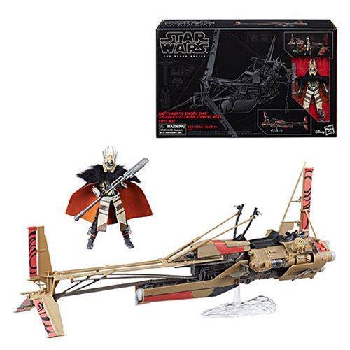 Star Wars The Black Series - Swoop Bike with Enfys Nest - 6-Inch Figure