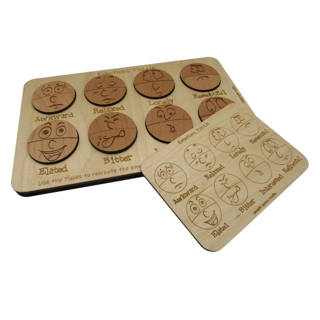 The Emotions Puzzle - Montessori Puzzle for Learning Emotions