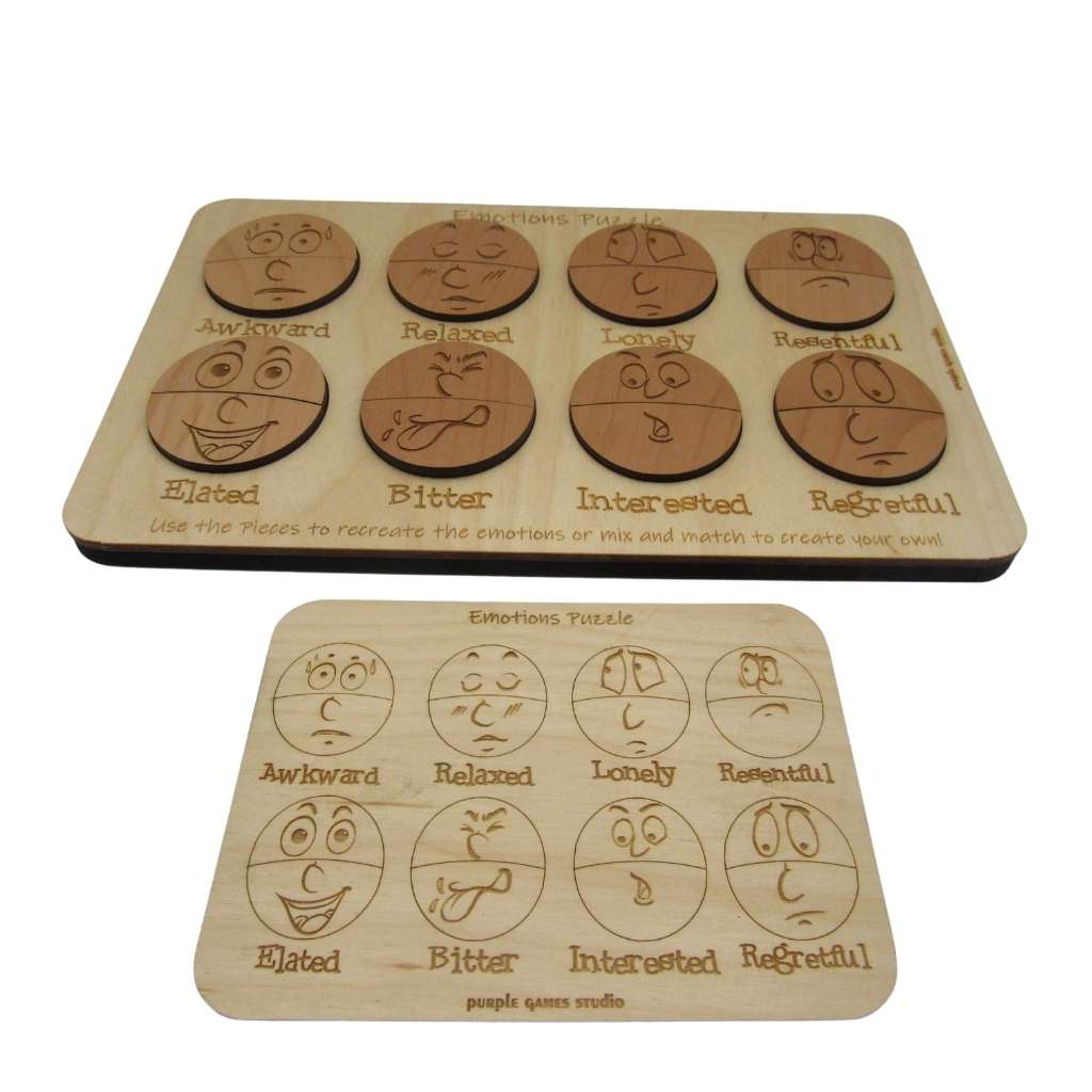 The Emotions Puzzle - Montessori Puzzle for Learning Emotions