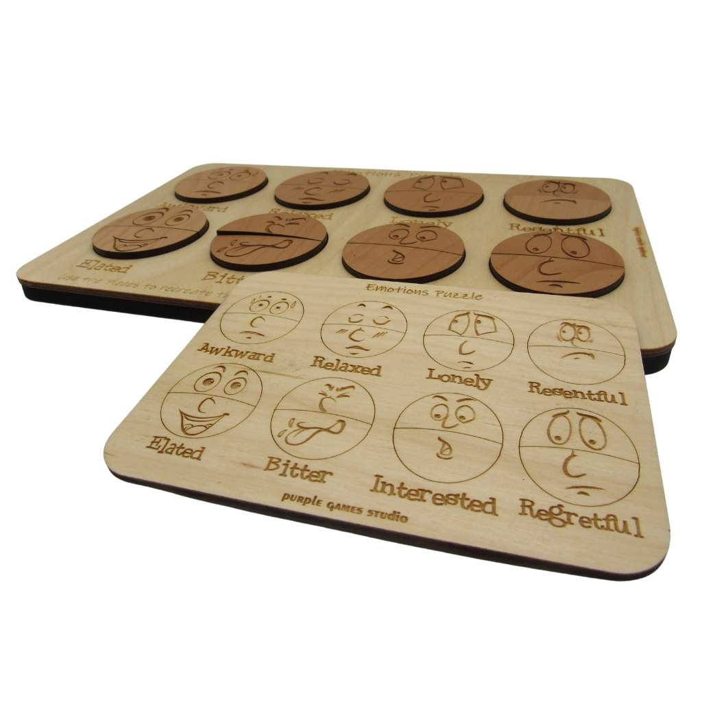 The Emotions Puzzle - Montessori Puzzle for Learning Emotions