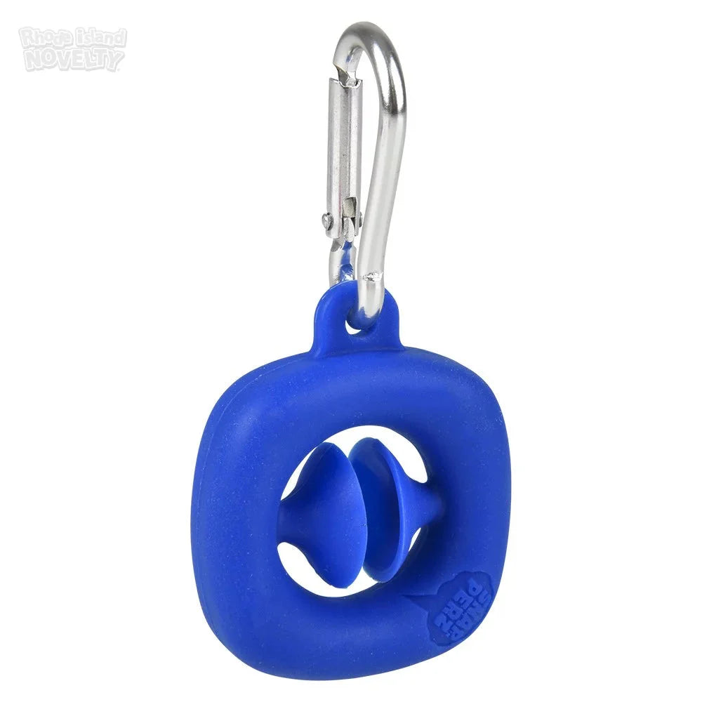 1.75" Mini Snapperz Fidget Toy Keychain Assorted Colors