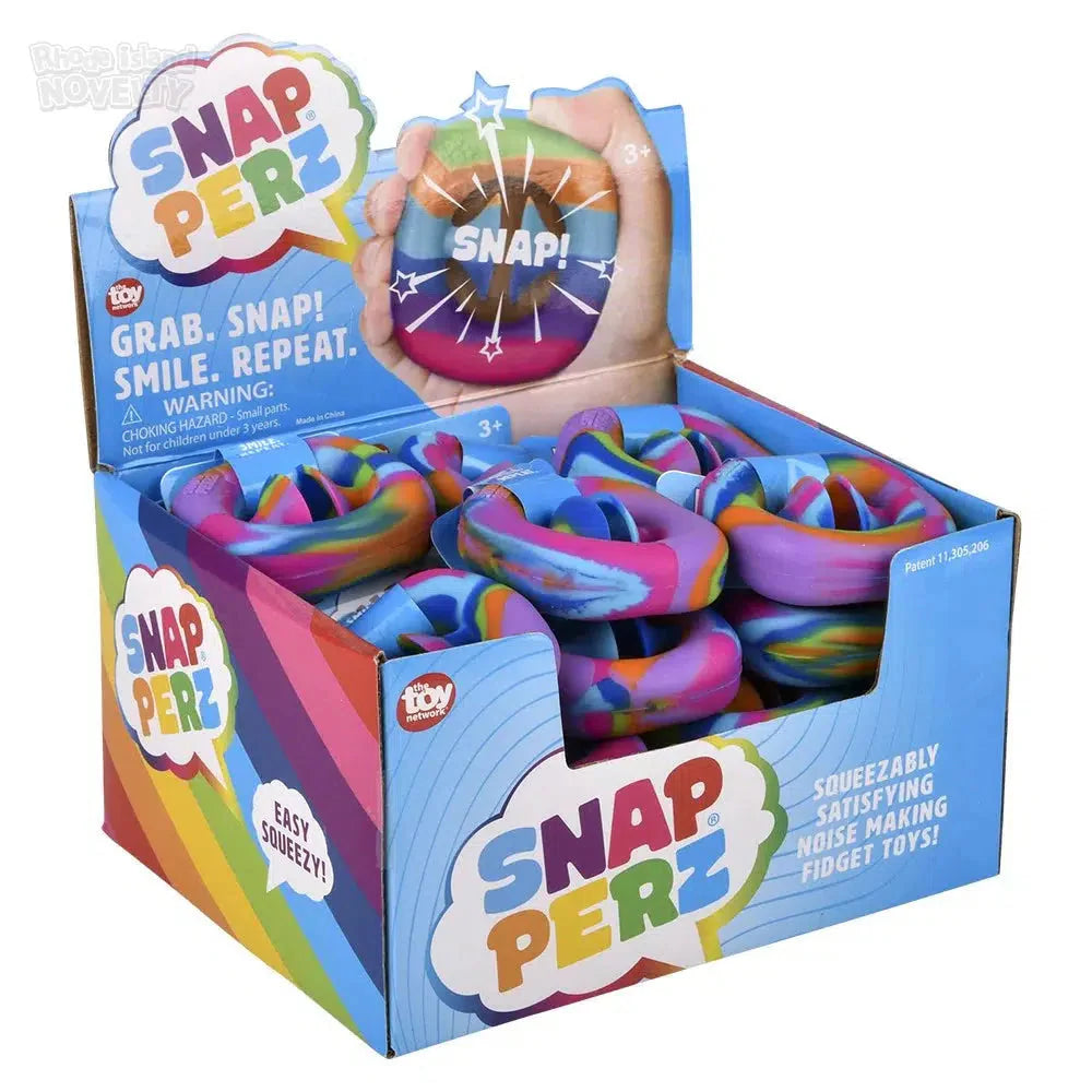 2.25" Rainbow Snapperz Fidget Toy