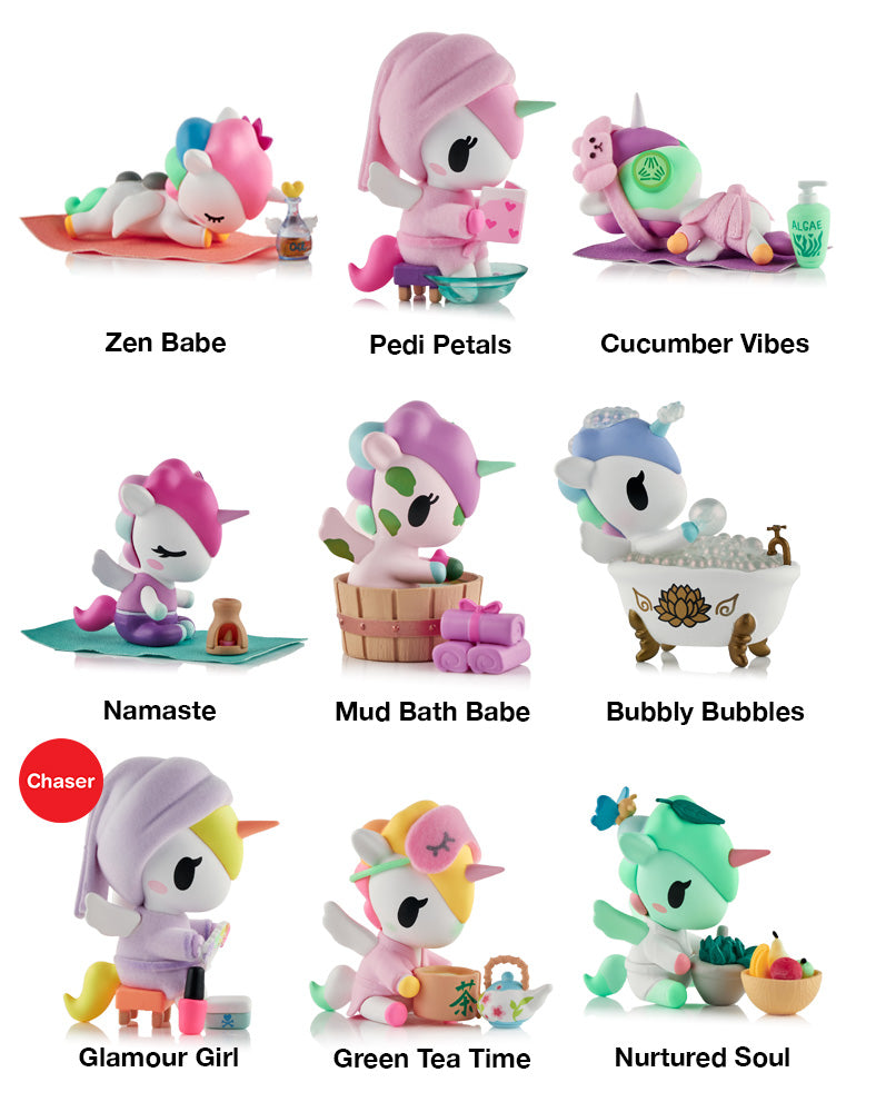 tokidoki Spa Day Unicorno Blind Box – Relaxing Mystery Unicorn Collectible Figure