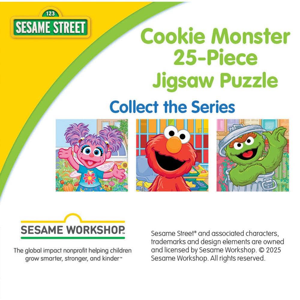Sesame Street - Cookie Monster 25 Piece Jigsaw Puzzle - Super Anime Store