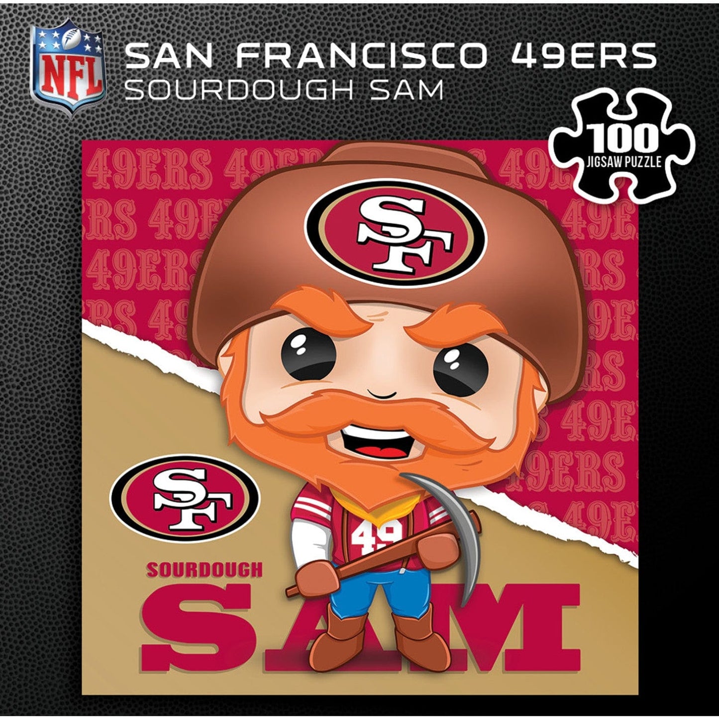 San Francisco 49ers - NFL Mascot 100 Piece Jigsaw Puzzle