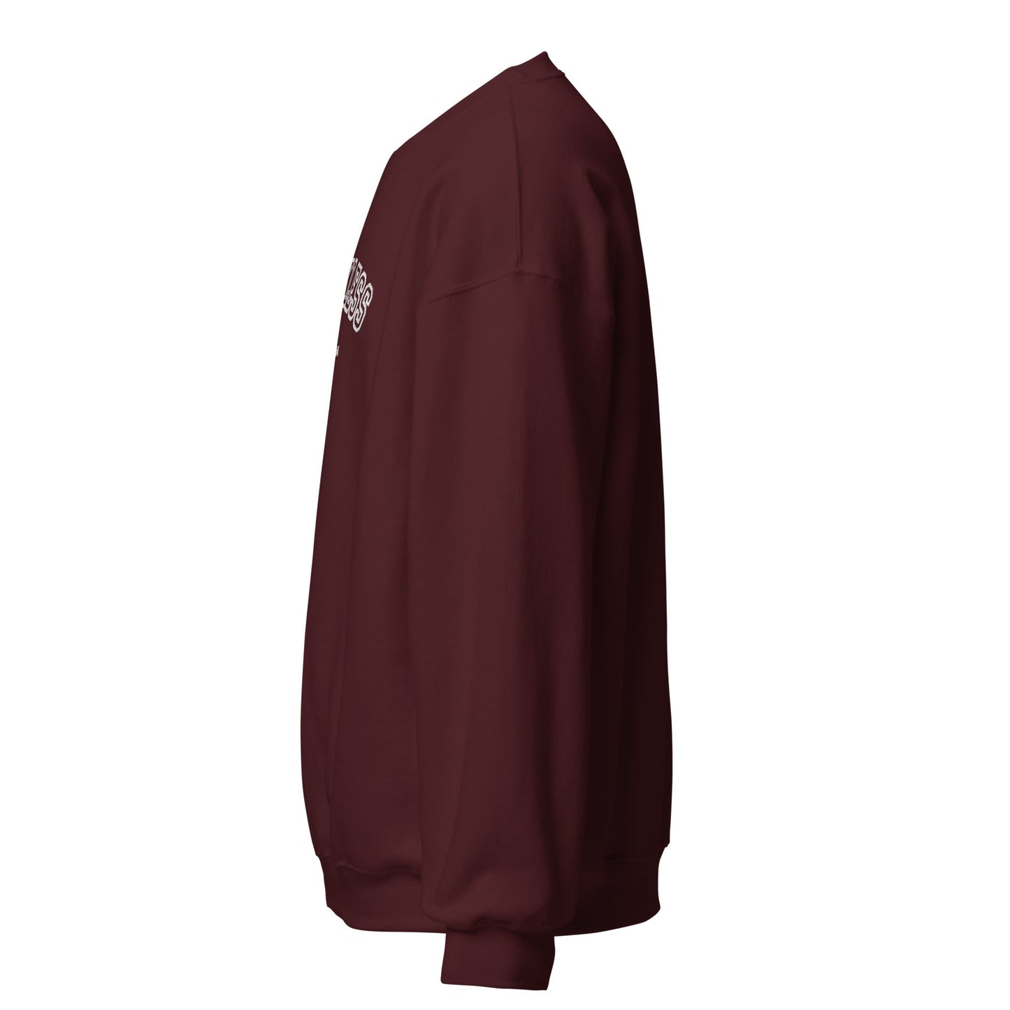 Quirkless Anime Embroidered Crewneck Sweatshirt