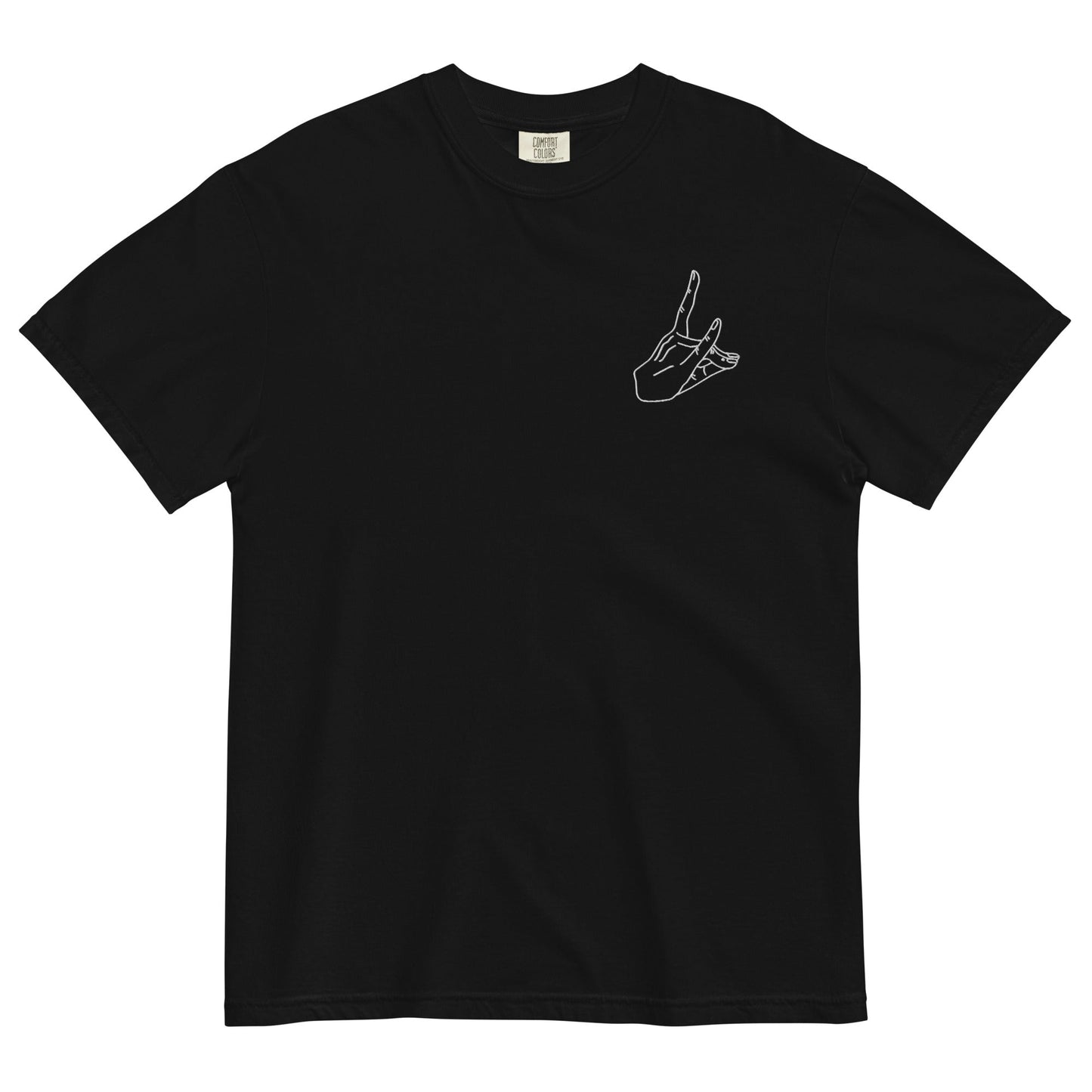 Fox Devil Aki besticktes Comfort Colors® Chainsaw Anime Shirt WT