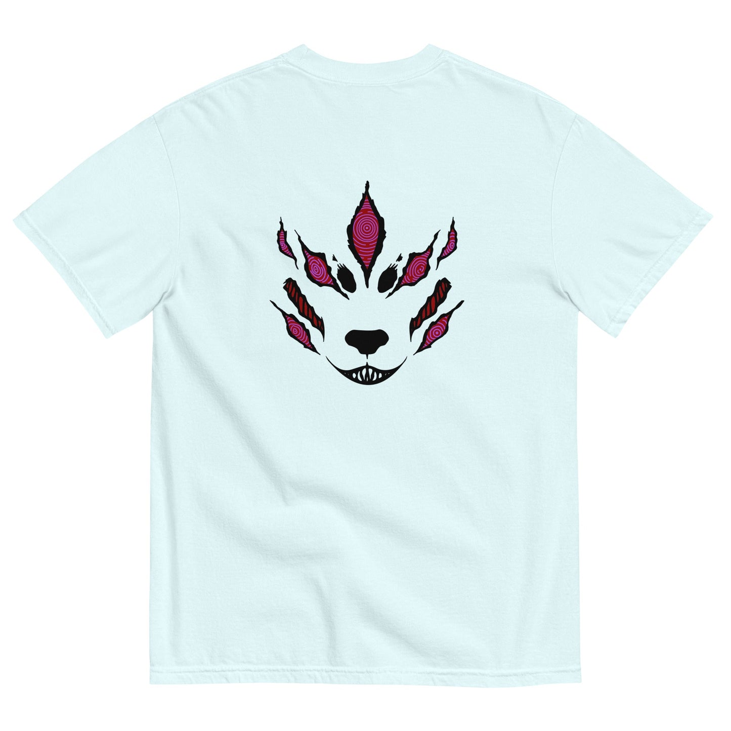 Fox Devil Aki besticktes Comfort Colors® Chainsaw Anime Shirt