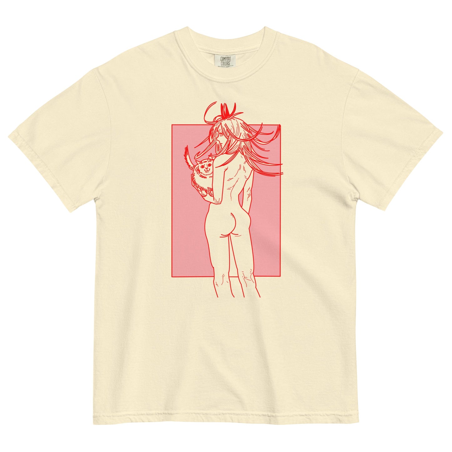 Power x Meowy Anime Comfort Colors® Shirt