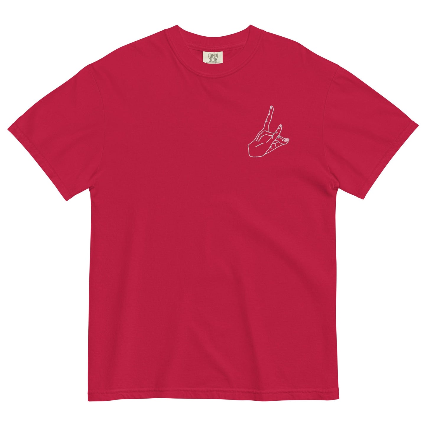 Fox Devil Aki besticktes Comfort Colors® Chainsaw Anime Shirt WT