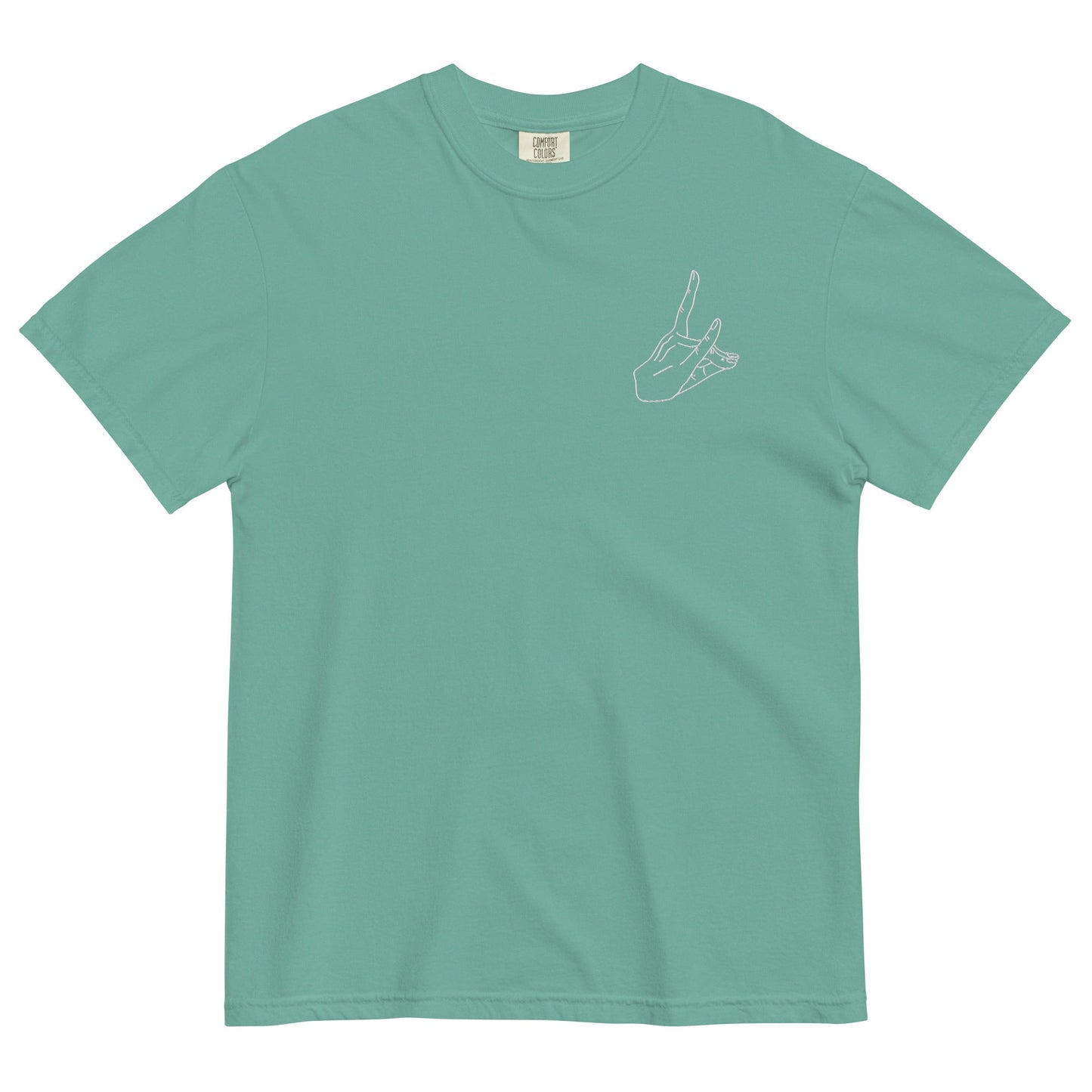 Fox Devil Aki besticktes Comfort Colors® Chainsaw Anime Shirt WT