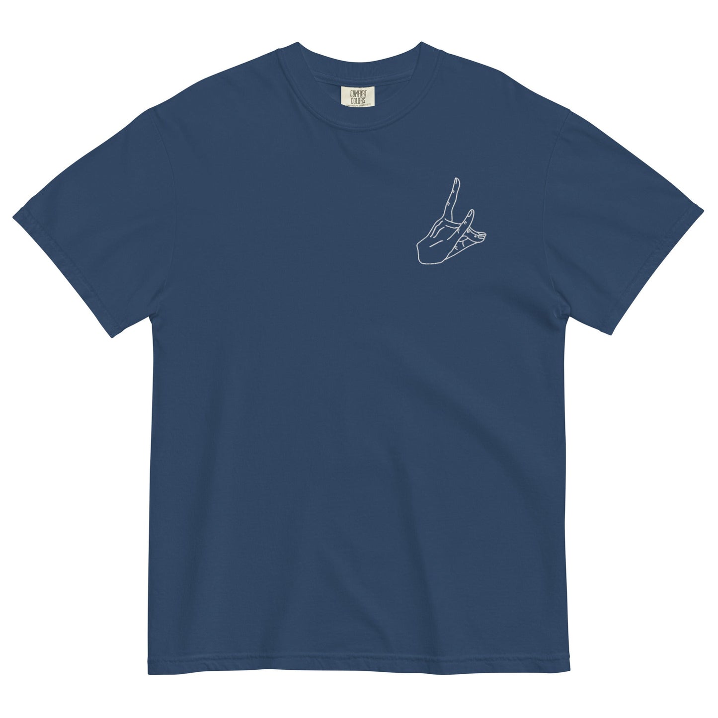 Fox Devil Aki besticktes Comfort Colors® Chainsaw Anime Shirt WT