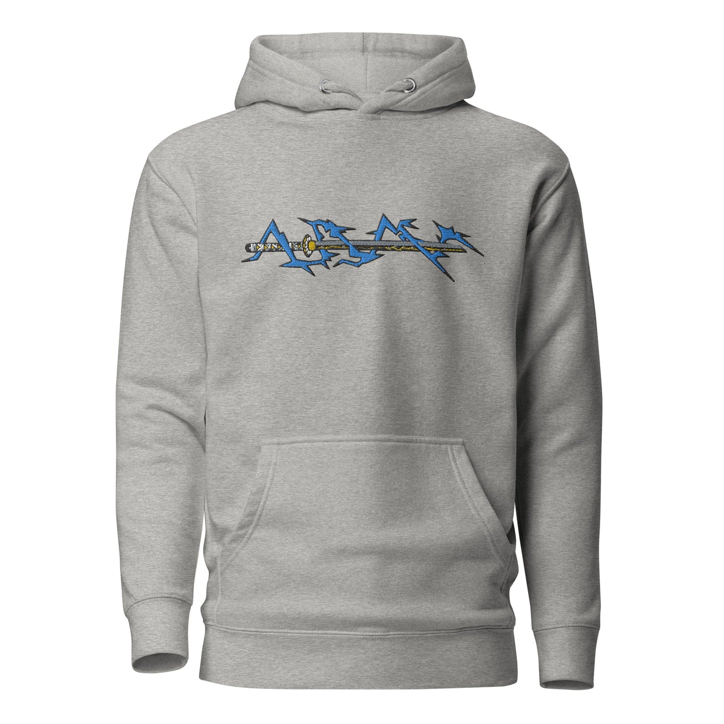 Zenitsu Sword Embroidered Premium Unisex Anime Hoodie