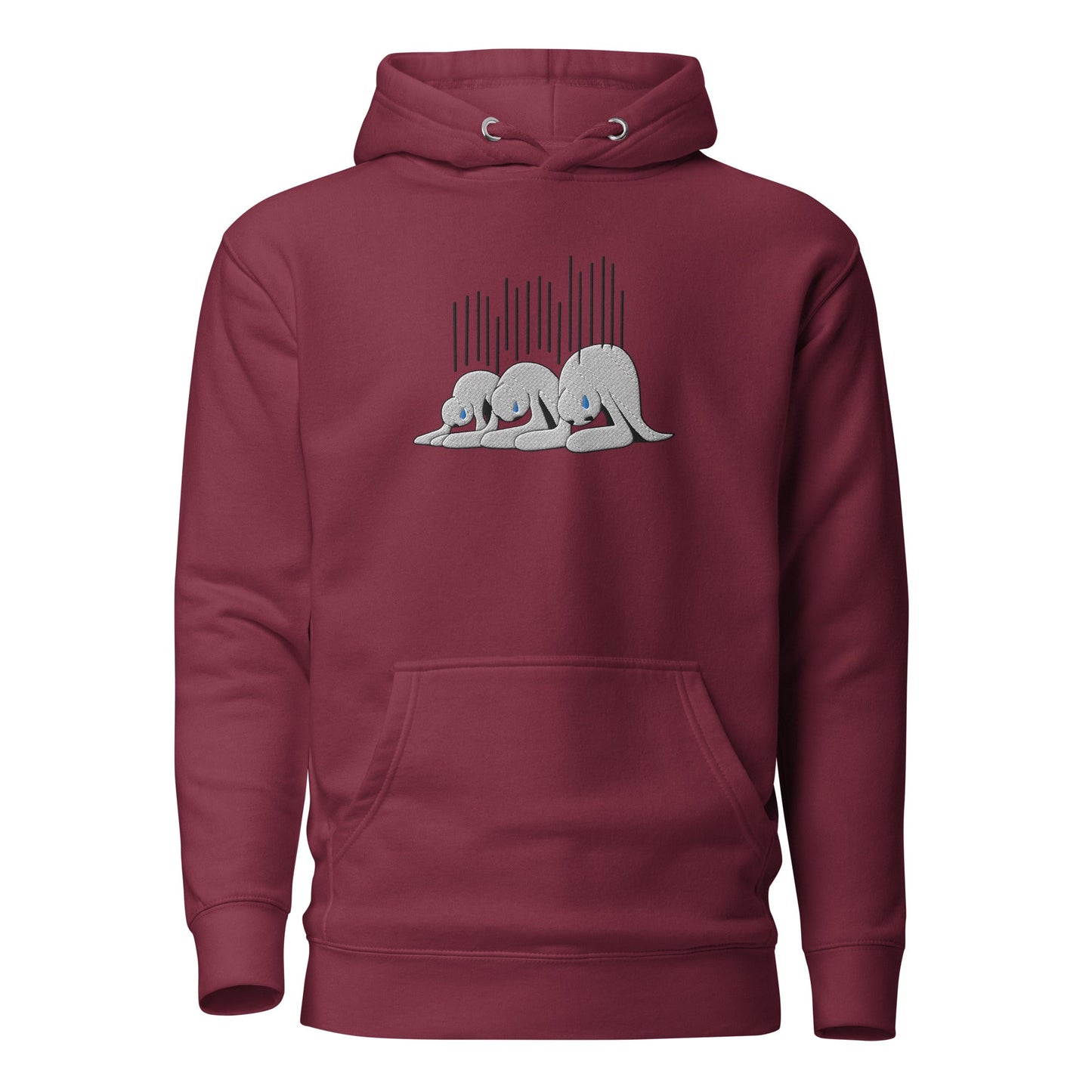 Negative Hallows Embroidered Premium Unisex Anime Hoodie