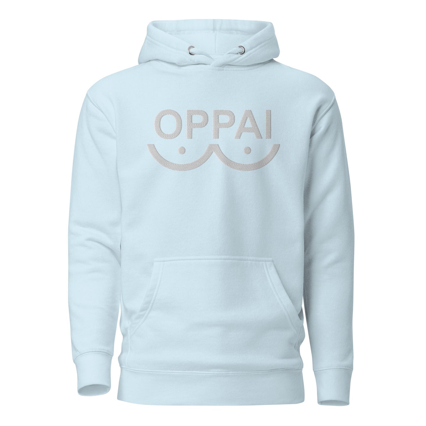 Saitama Oppai Embroidered Unisex Anime Hoodie
