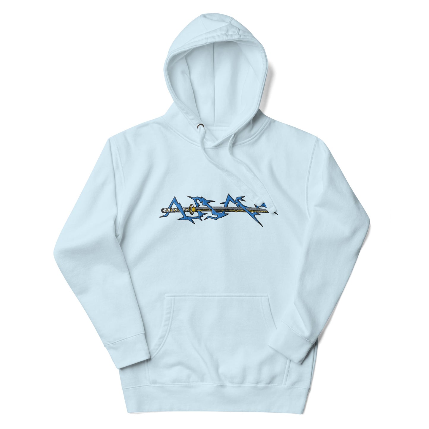 Zenitsu Sword Embroidered Premium Unisex Anime Hoodie