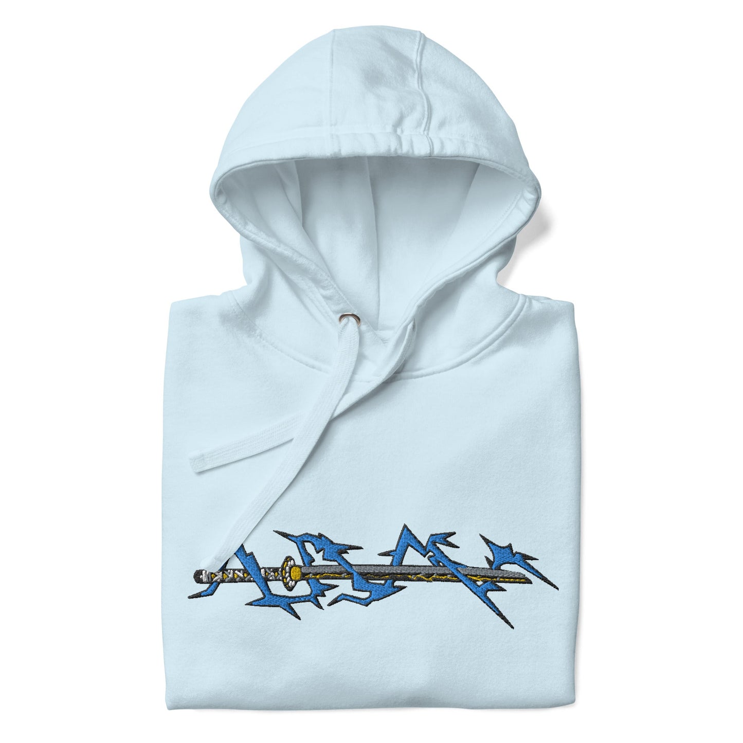 Zenitsu Sword Embroidered Premium Unisex Anime Hoodie