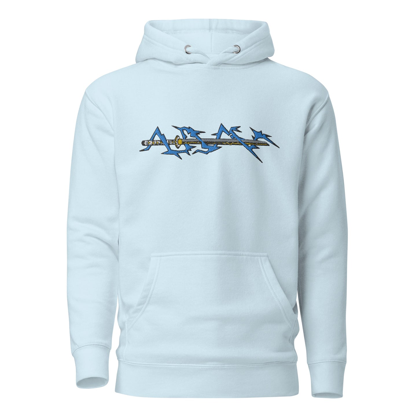 Zenitsu Sword Embroidered Premium Unisex Anime Hoodie