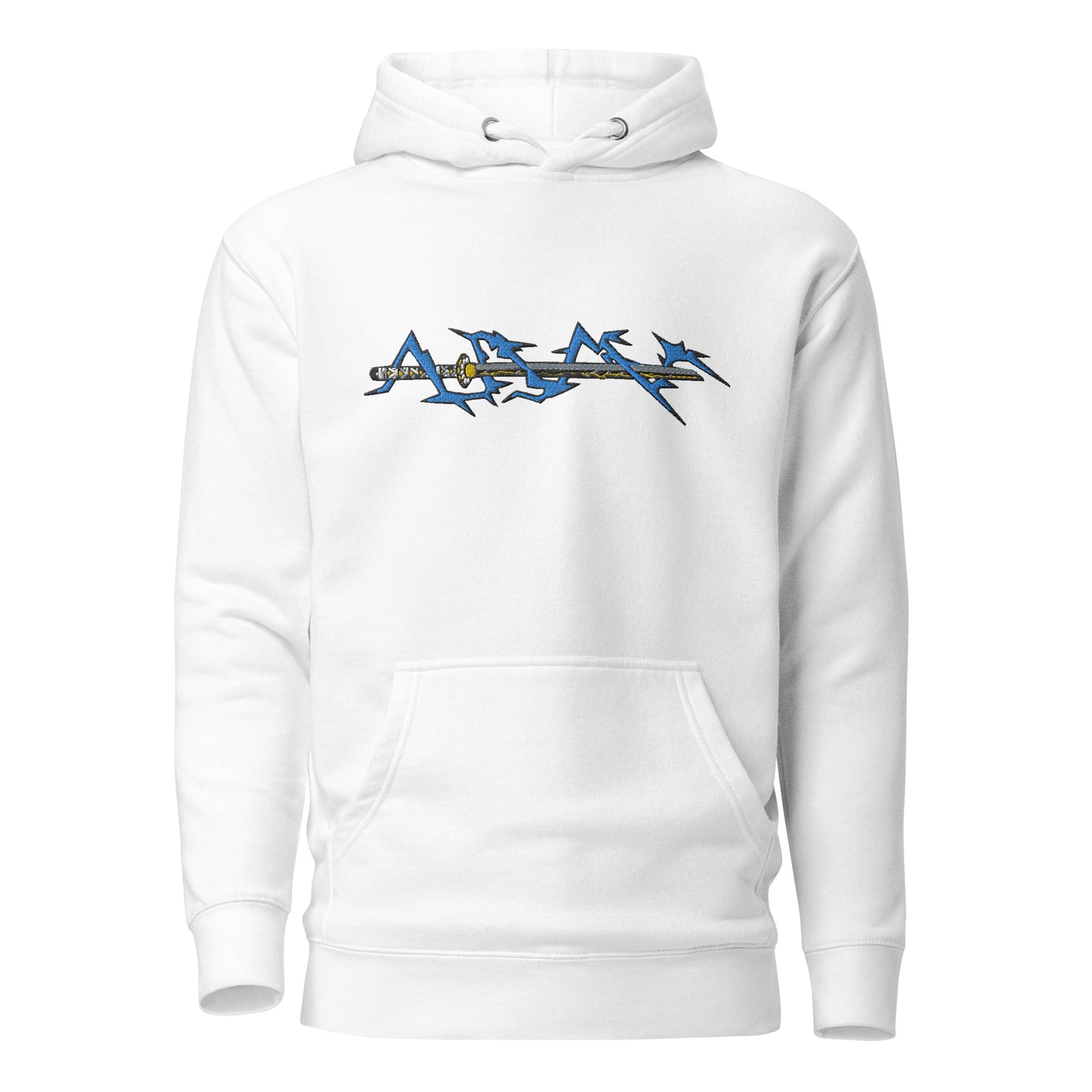 Zenitsu Sword Embroidered Premium Unisex Anime Hoodie