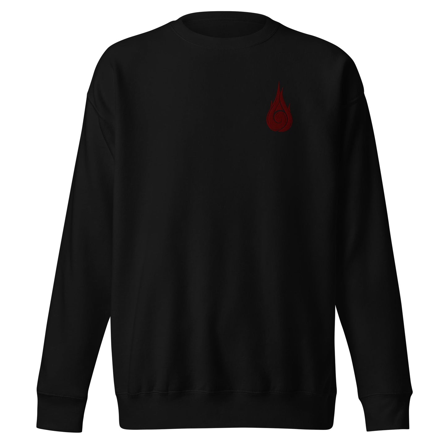 Will Of Fire besticktes Premium-Sweatshirt mit Rundhalsausschnitt