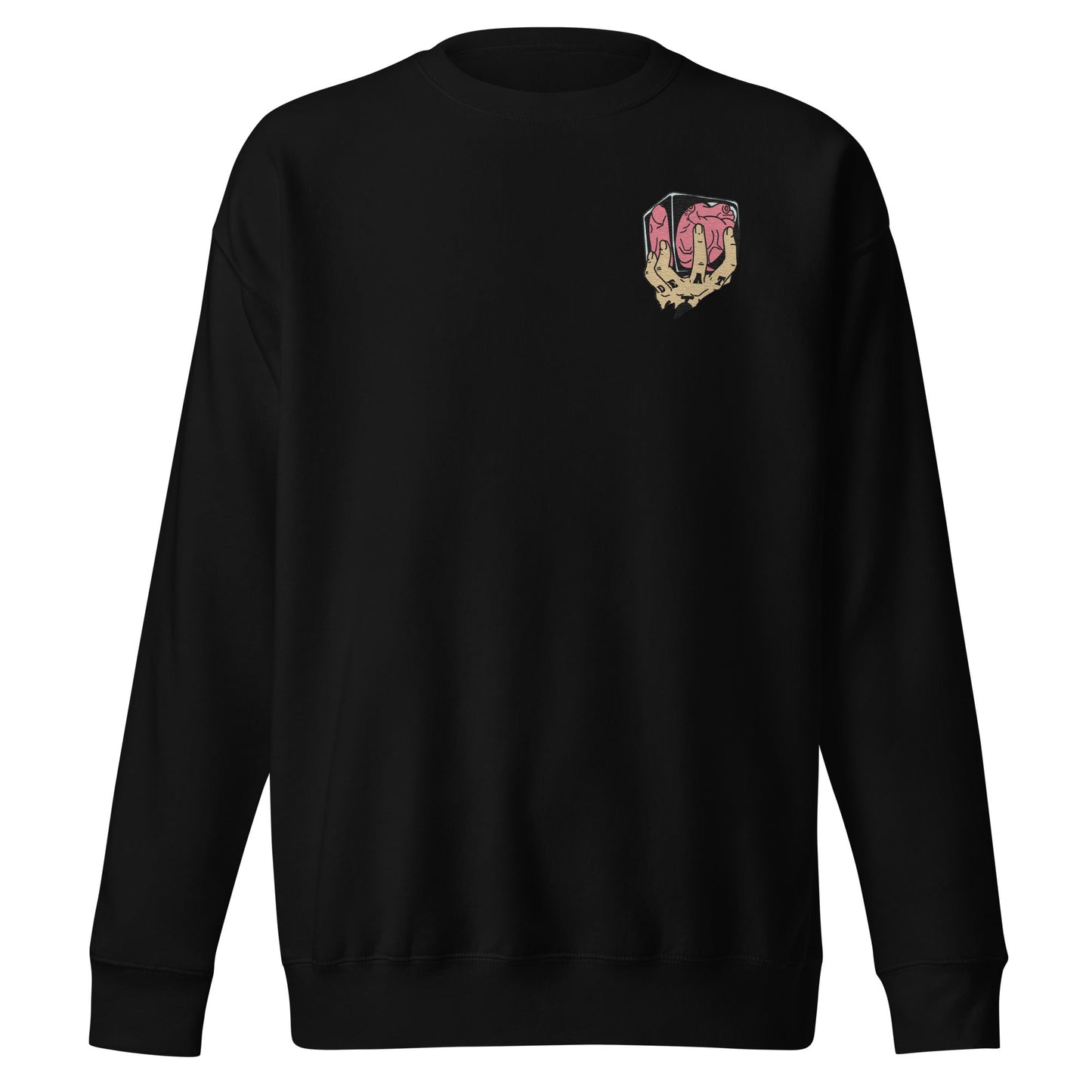 Trafalgar Heart Shambles besticktes Unisex Premium Anime Sweatshirt