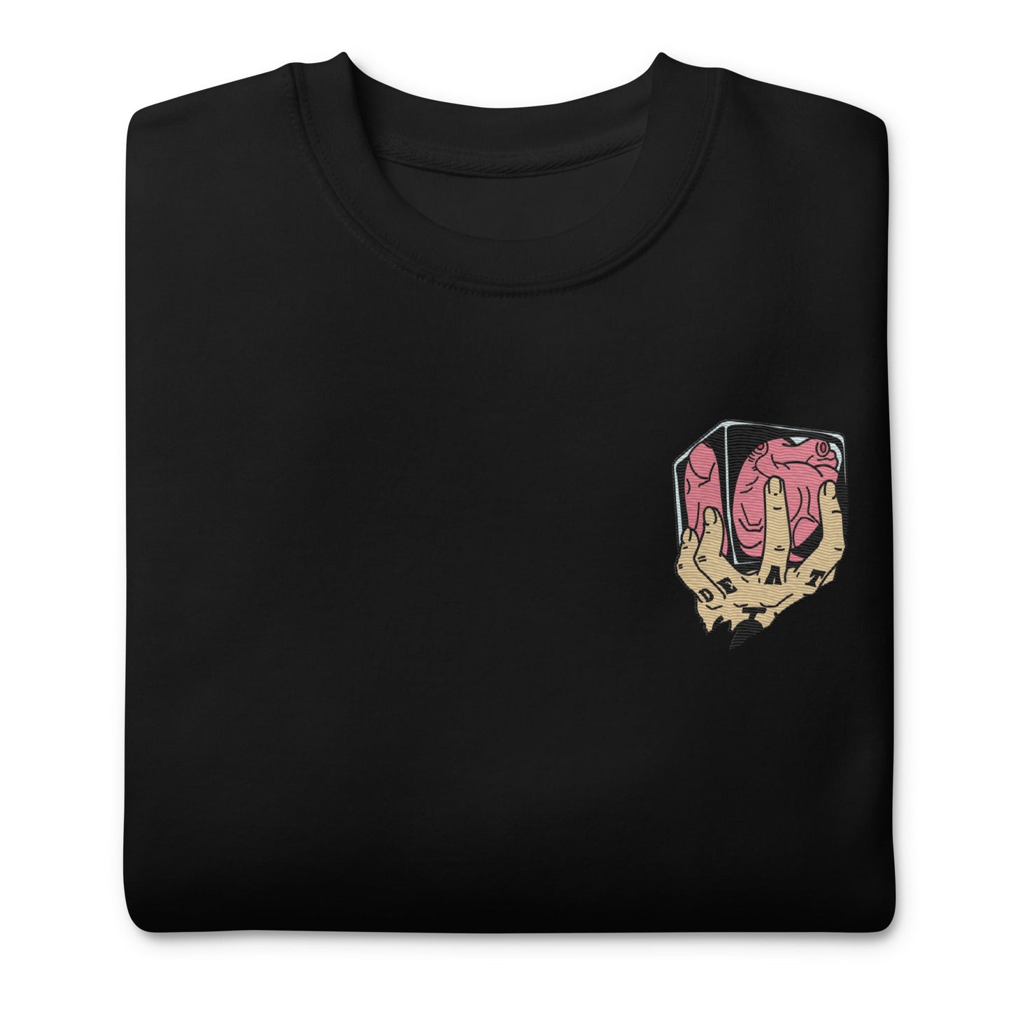 Trafalgar Heart Shambles besticktes Unisex Premium Anime Sweatshirt