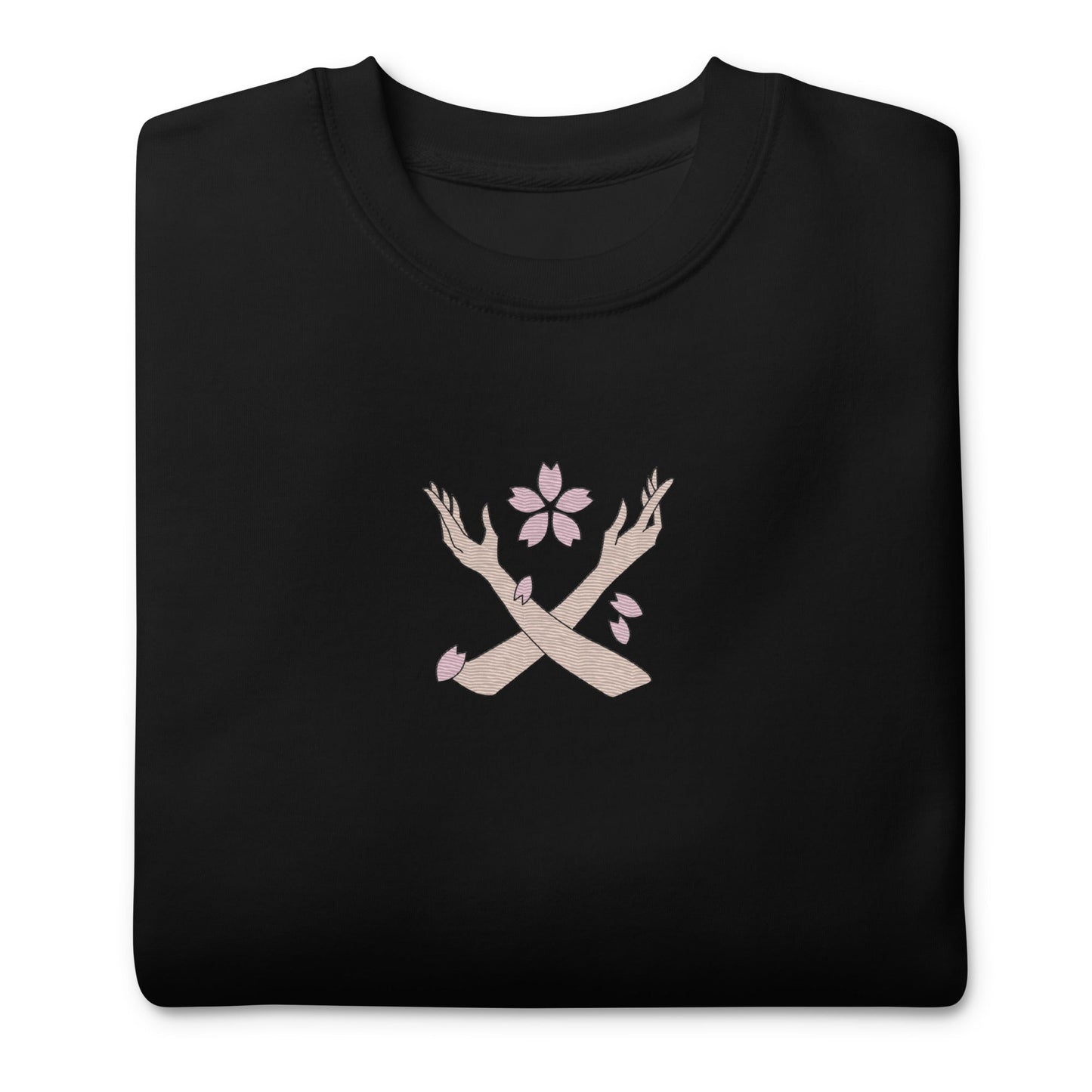 Robin Fleur Embroidered Premium Unisex Anime Crewneck Sweatshirt