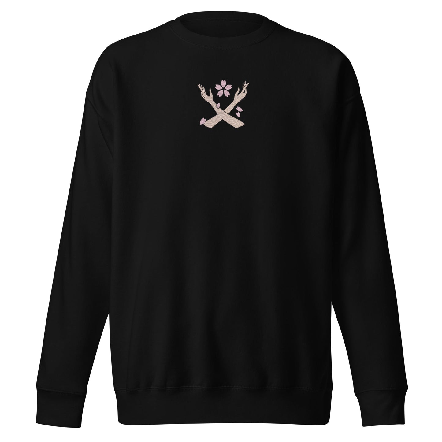 Robin Fleur Embroidered Premium Unisex Anime Crewneck Sweatshirt