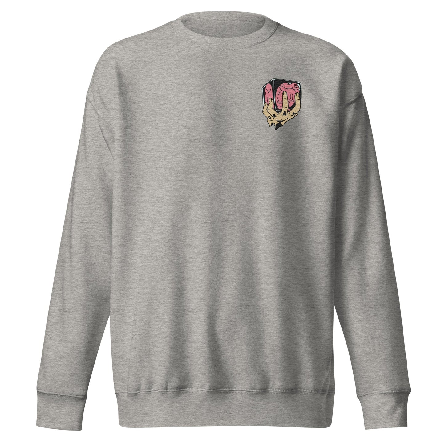 Trafalgar Heart Shambles besticktes Unisex Premium Anime Sweatshirt
