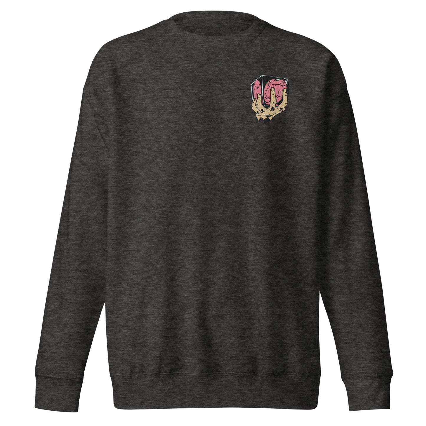 Trafalgar Heart Shambles besticktes Unisex Premium Anime Sweatshirt