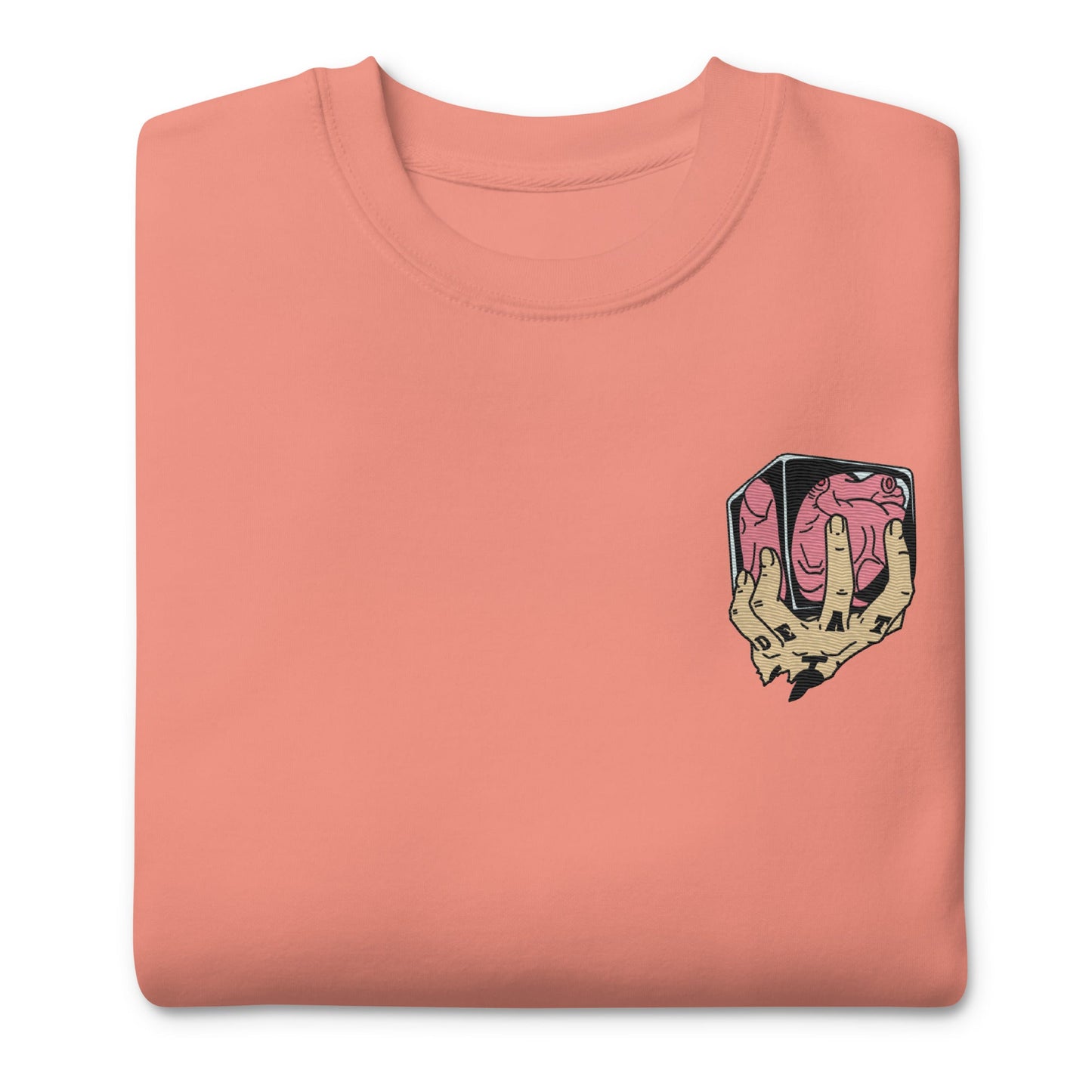 Trafalgar Heart Shambles besticktes Unisex Premium Anime Sweatshirt