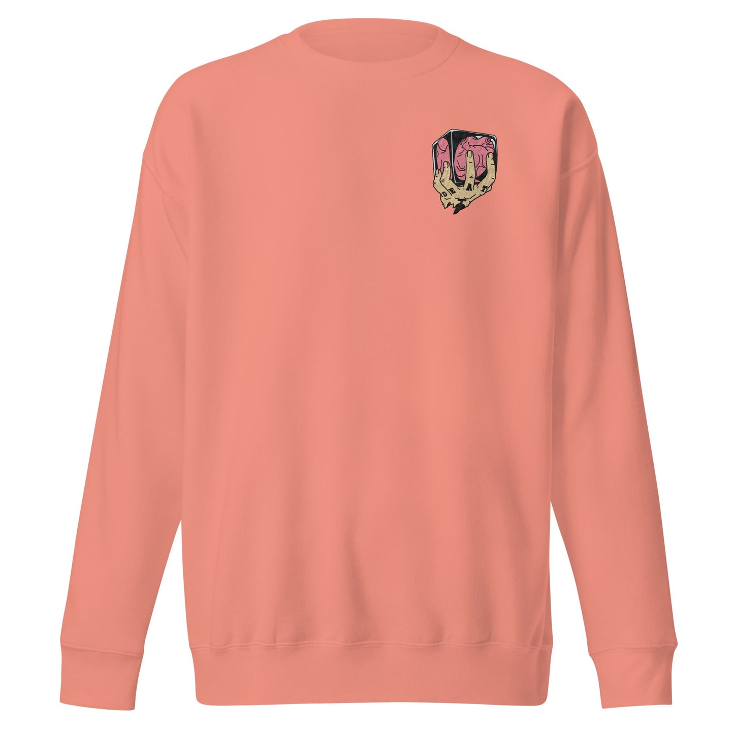 Trafalgar Heart Shambles besticktes Unisex Premium Anime Sweatshirt