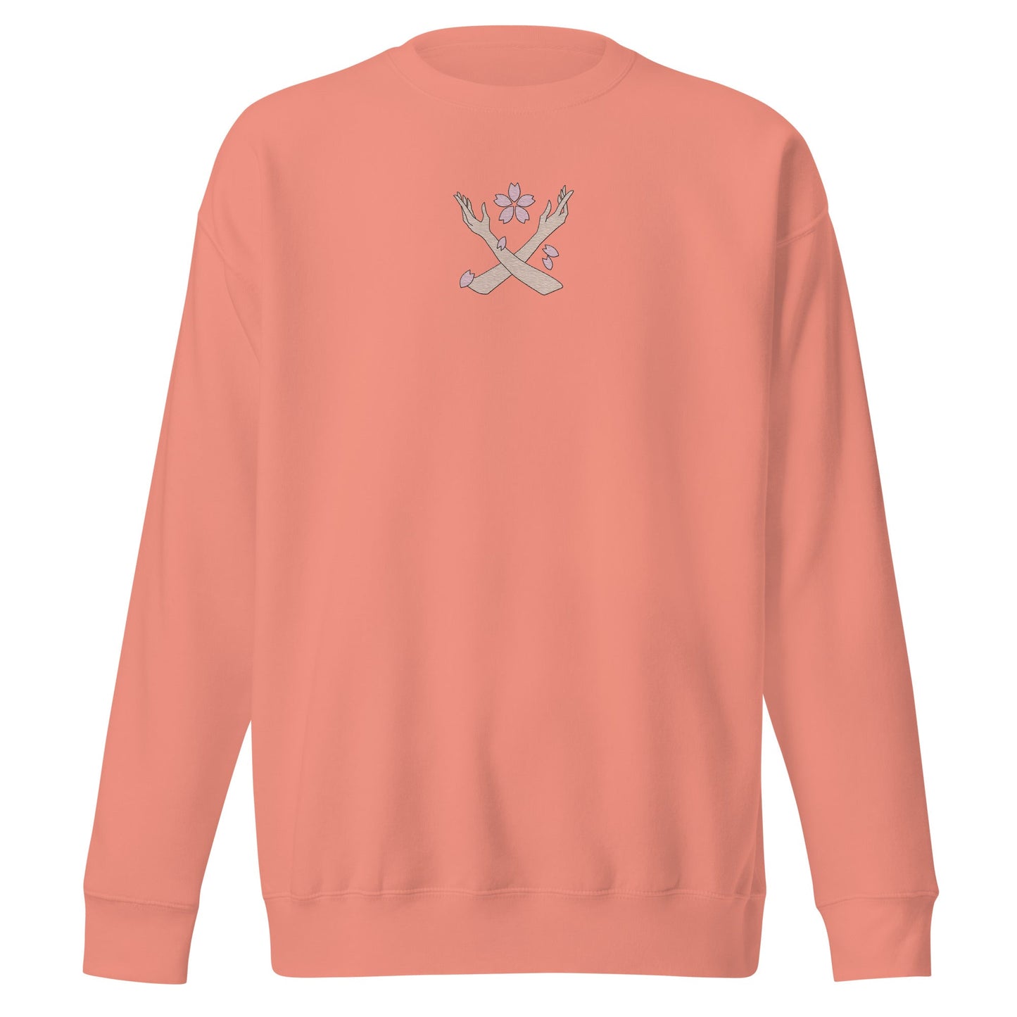 Robin Fleur Embroidered Premium Unisex Anime Crewneck Sweatshirt