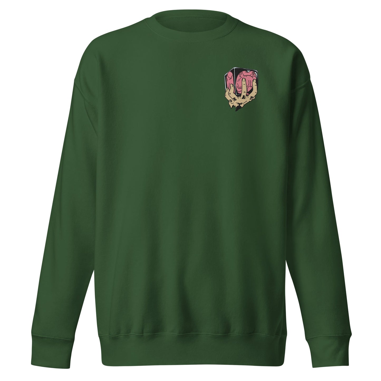 Trafalgar Heart Shambles besticktes Unisex Premium Anime Sweatshirt